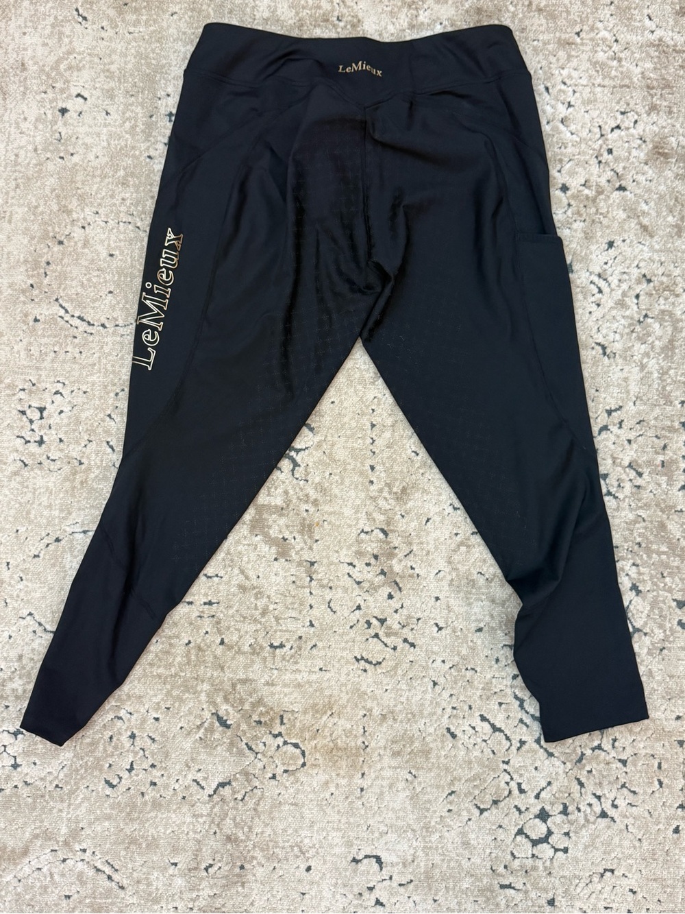 LeMieux Black Performance Riding Leggings for Women